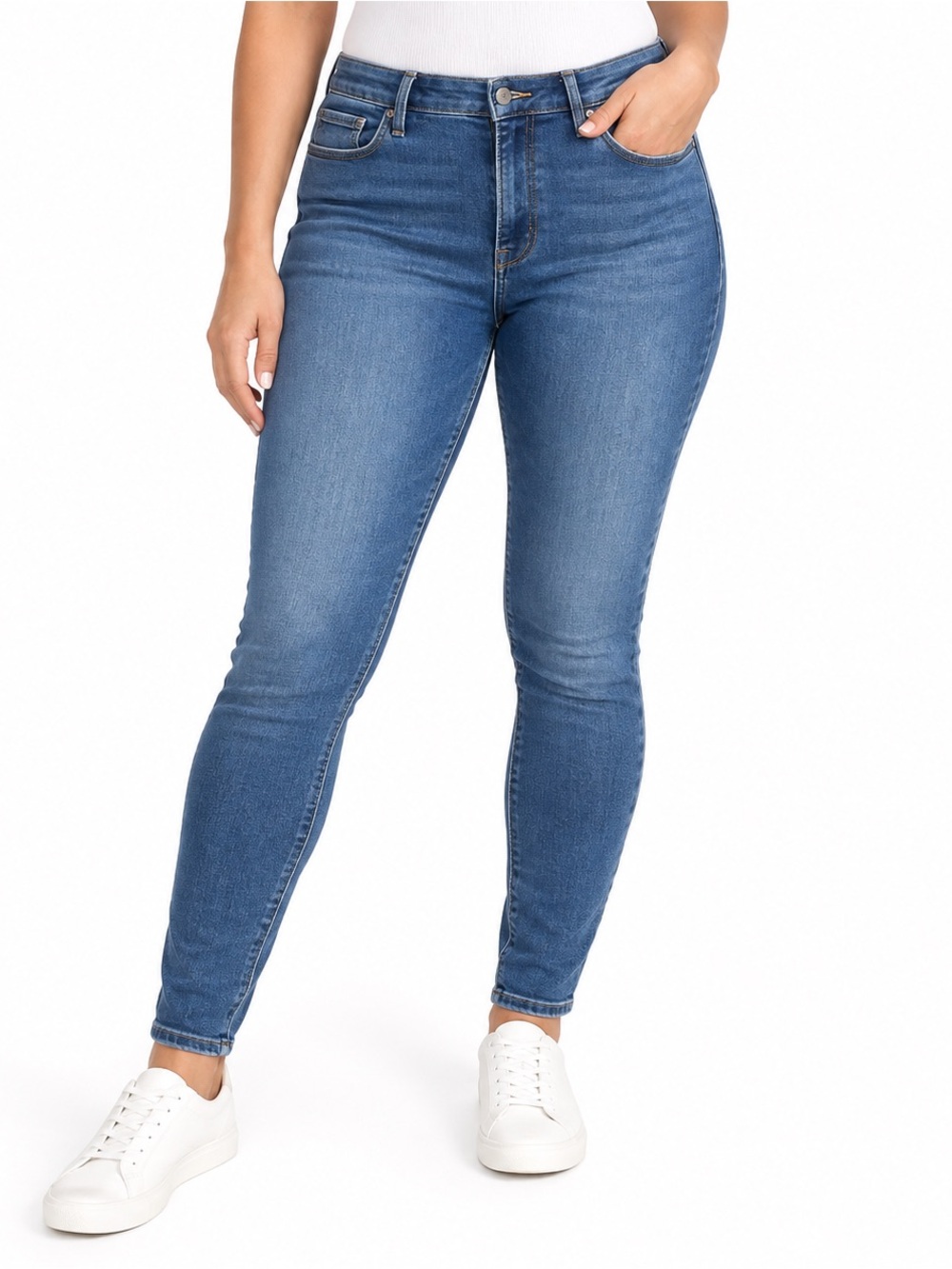Good American Good Legs Blue Skinny Jeans Women’s 14/32